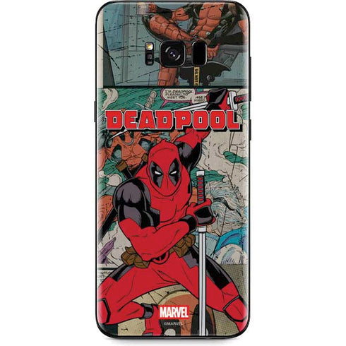 Marvel Deadpool Deadpool Collage Galaxy S8 Plus Skin